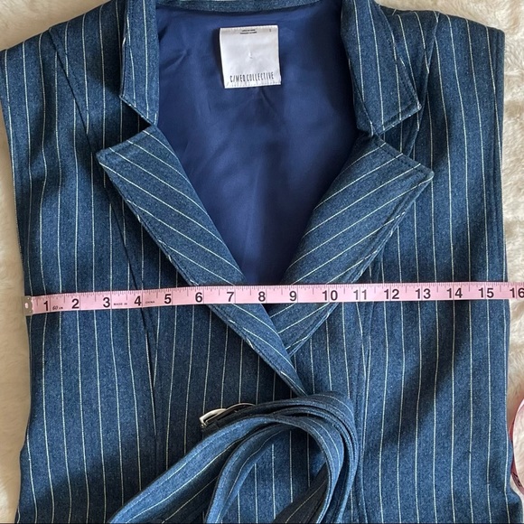 Double-Breasted Denim Vest - Picture 5 of 8